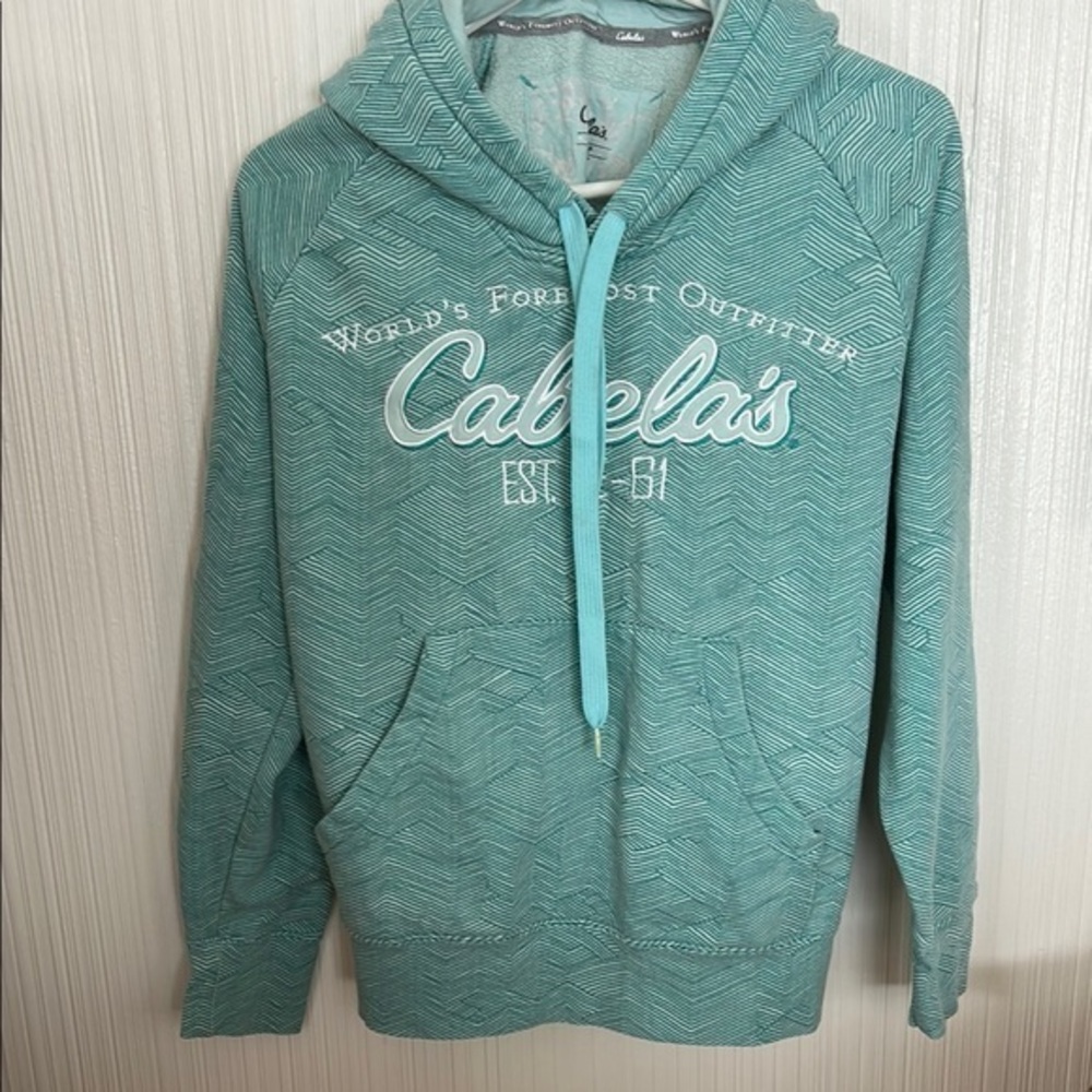 Cabela's Teal Hoodie